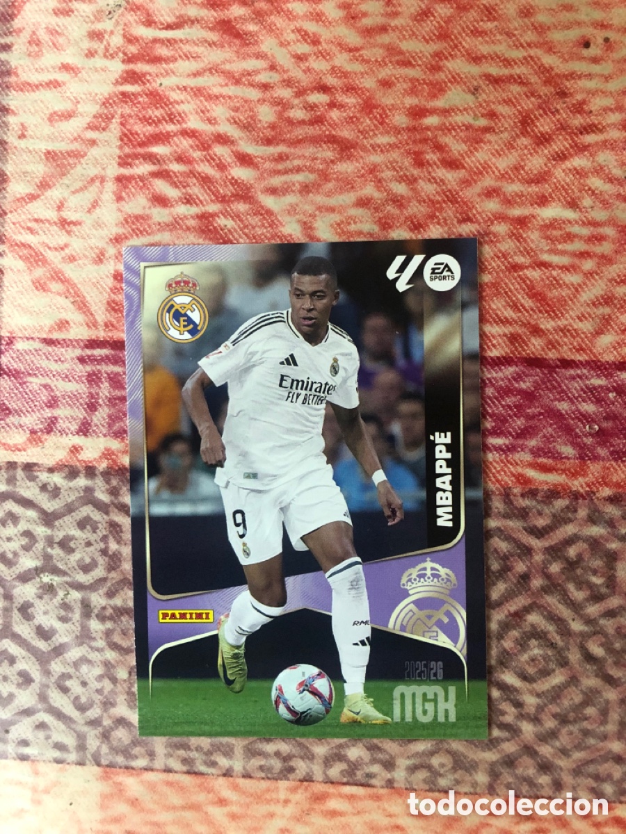 Cromos de f&uacute;tbol: MBAPPE N&ordm; 232 (REAL MADRID) MEGACRACKS 2025 2026 PANINI 25 26 LIGA MGK FICHA CARD CROMO LFP