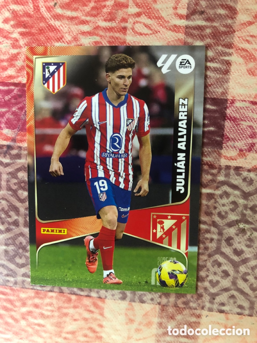 Cromos de f&uacute;tbol: Megacracks 25/26. 70- Juli&aacute;n &Aacute;lvarez. Atl&eacute;tico de Madrid.