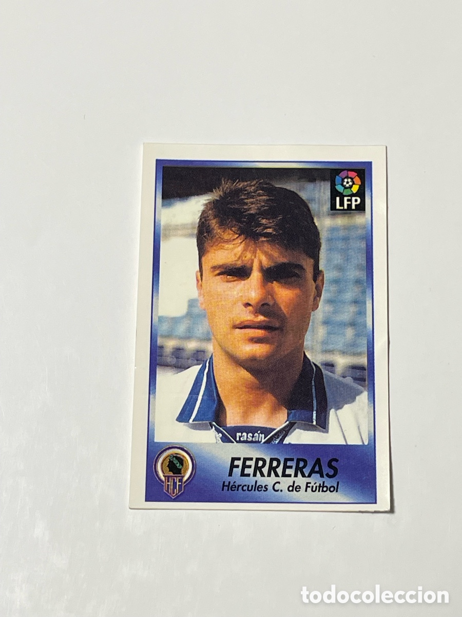 Cartes &agrave; collectionner de Football: V&iacute;ctor Ferreras H&eacute;rcules 96/97 Bollycao #121