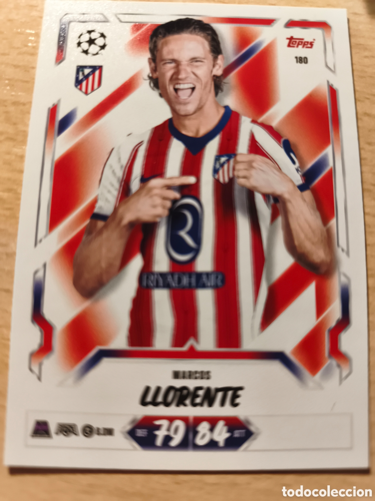 Cromos de f&uacute;tbol: 180 MARCOS LLORENTE ATL&Eacute;TICO DE MADRID MATCH ATTAX 2026 2027 TOPPS 26 27
