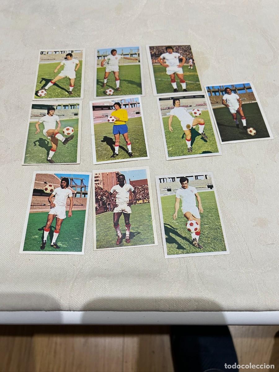 Cromos de f&uacute;tbol: fher liga 1975 76 srvills lote de 10 jugadores nuevos se venden sueltos relacion en descripcion