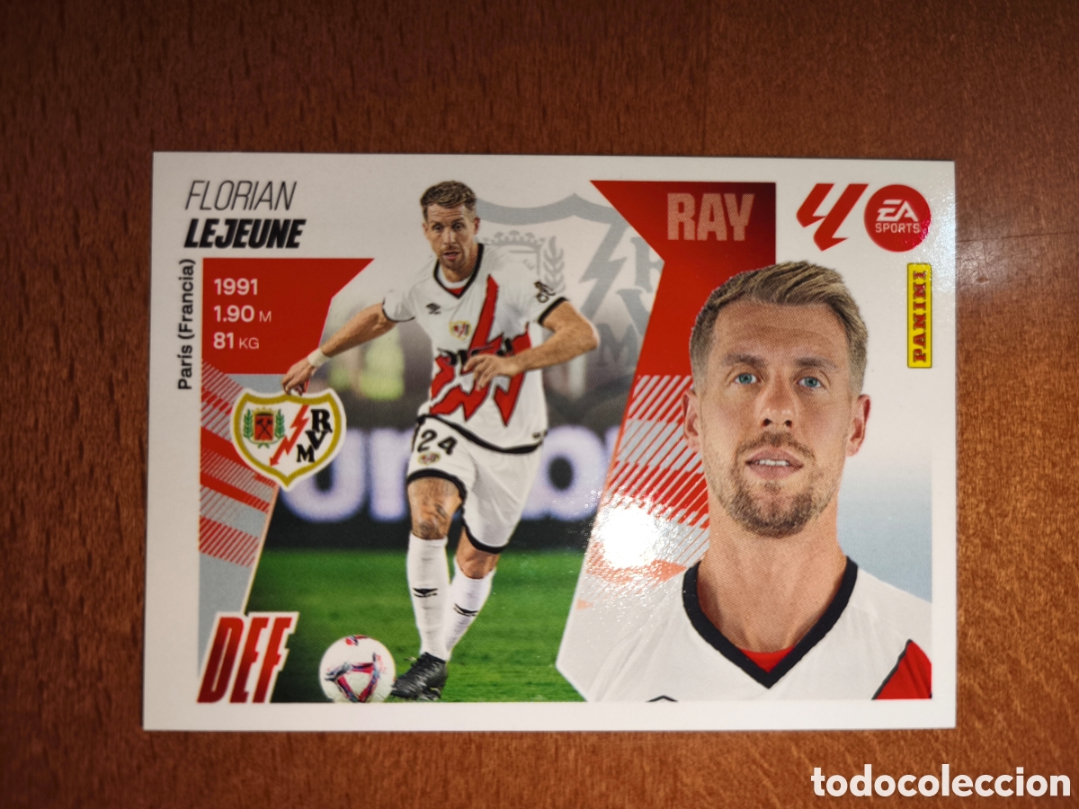 Cromos de f&uacute;tbol: Lejeune n&deg;7 liga este 25/26 Rayo Vallecano