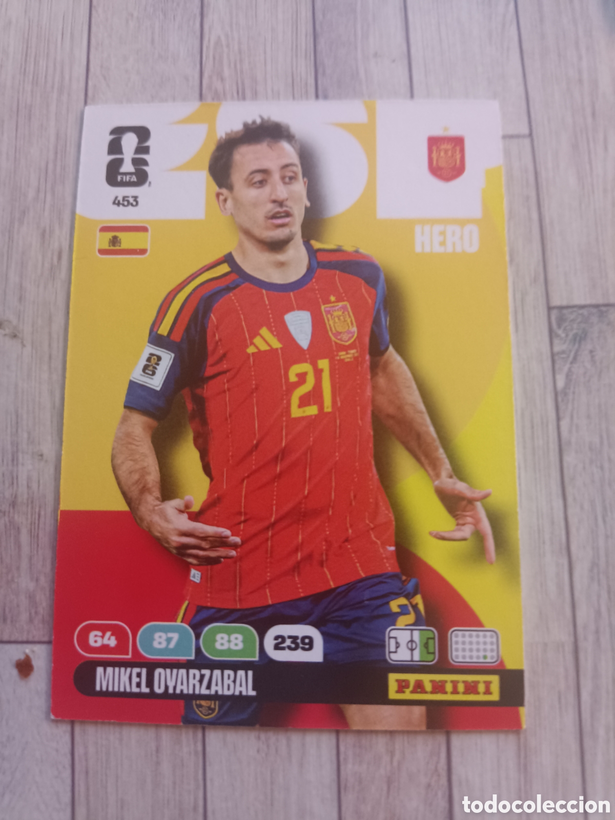 Cromos de Futebol: 453 MIKEL OYARZABAL ESPA&Ntilde;A HERO ADRENALYN XL MUNDIAL WORLD CUP 2026 PANINI 26