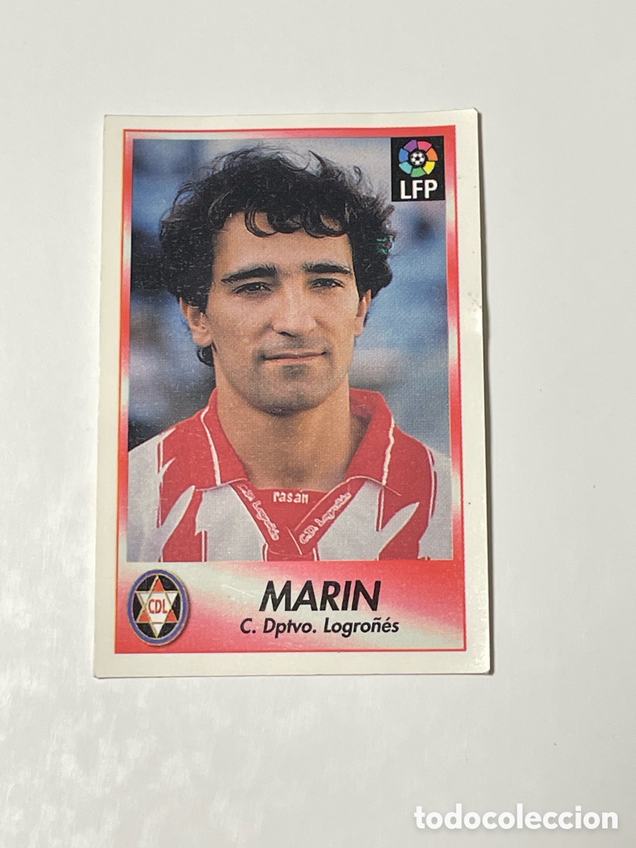 Football Stickers: Jos&eacute; Fernando Mar&iacute;n Logro&ntilde;&eacute;s 96/97 Bollycao #137