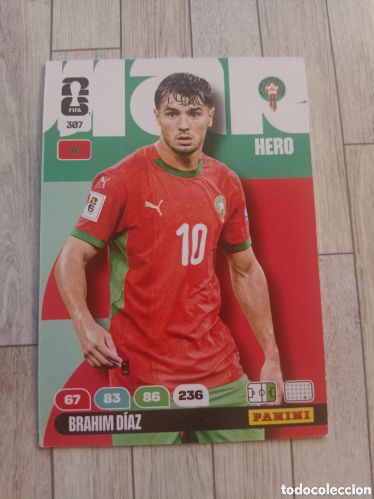 Cromos de Futebol: 307 BRAHIM DIEZ MARRUECOS HERO ADRENALYN XL MUNDIAL WORLD CUP 2026 PANINI 26