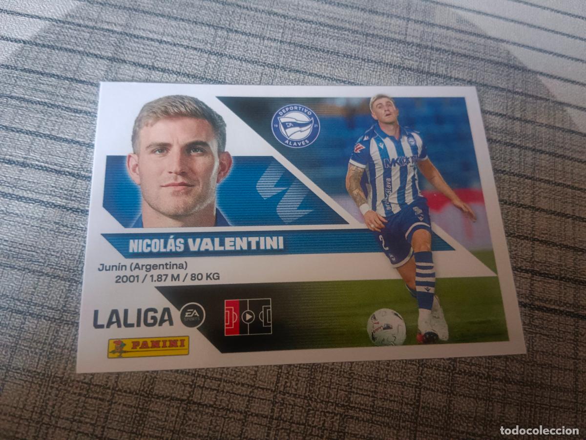 Cromos de f&uacute;tbol: TEMPORADA 2026 2027 26 27 3&ordf; TERCERA EDICION FICHAJE N&ordm; 30 NICOLAS VALENTINI ALAVES