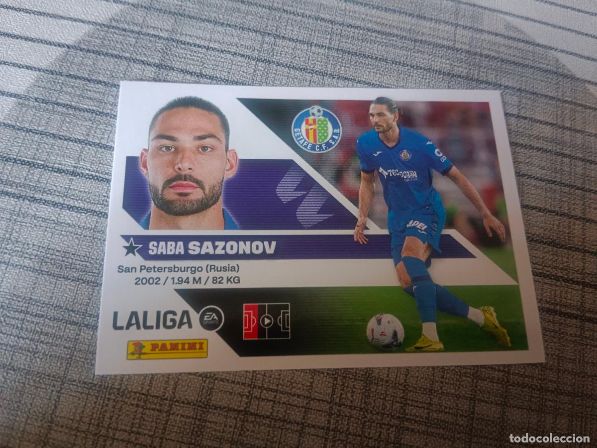 Cromos de f&uacute;tbol: TEMPORADA 2026 2027 26 27 3&ordf; TERCERA EDICION FICHAJE N&ordm; 31 SABA SAZONOV GETAFE