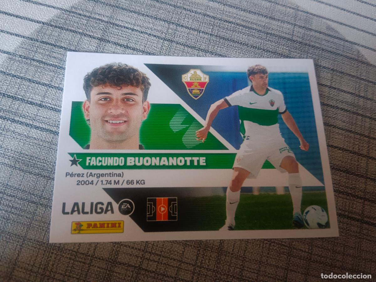 Cromos de f&uacute;tbol: TEMPORADA 2026 2027 26 27 3&ordf; TERCERA EDICION FICHAJE N&ordm; 32 FACUNDO BUONANOTTE ELCHE