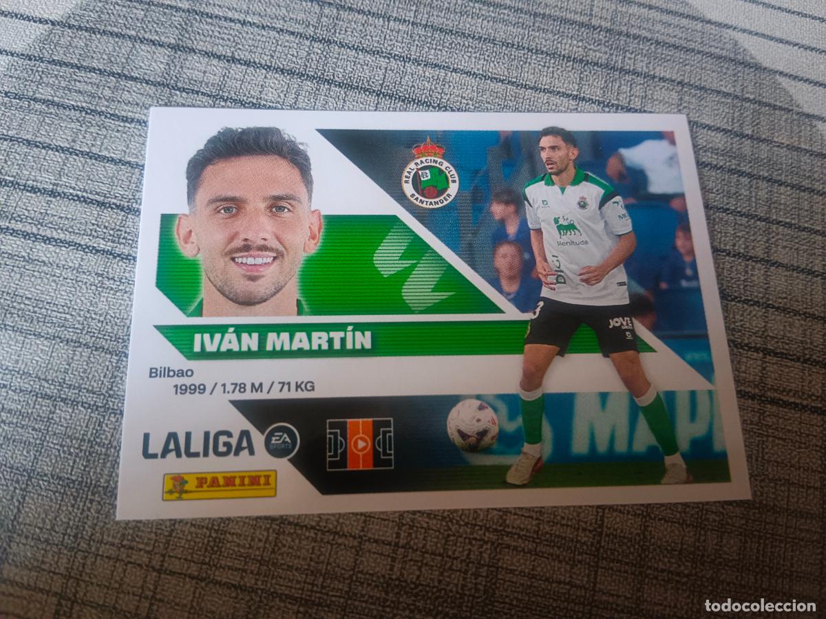 Cromos de f&uacute;tbol: TEMPORADA 2026 2027 26 27 3&ordf; TERCERA EDICION FICHAJE N&ordm; 34 IVAN MARTIN RACING DE SANTANDER
