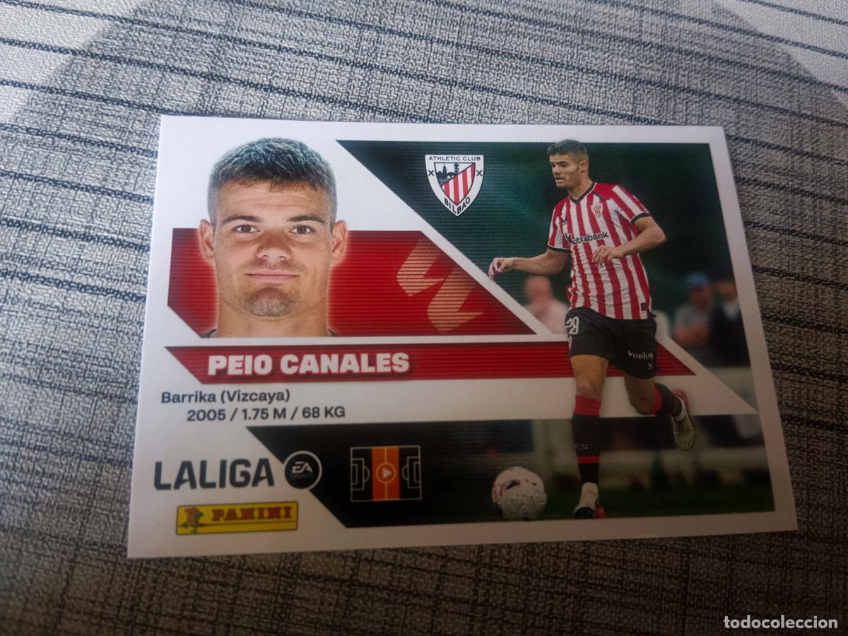 Cromos de f&uacute;tbol: TEMPORADA 2026 2027 26 27 3&ordf; TERCERA EDICION FICHAJE N&ordm; 35 PEIO CANALES ATHLETIC DE BILBAO