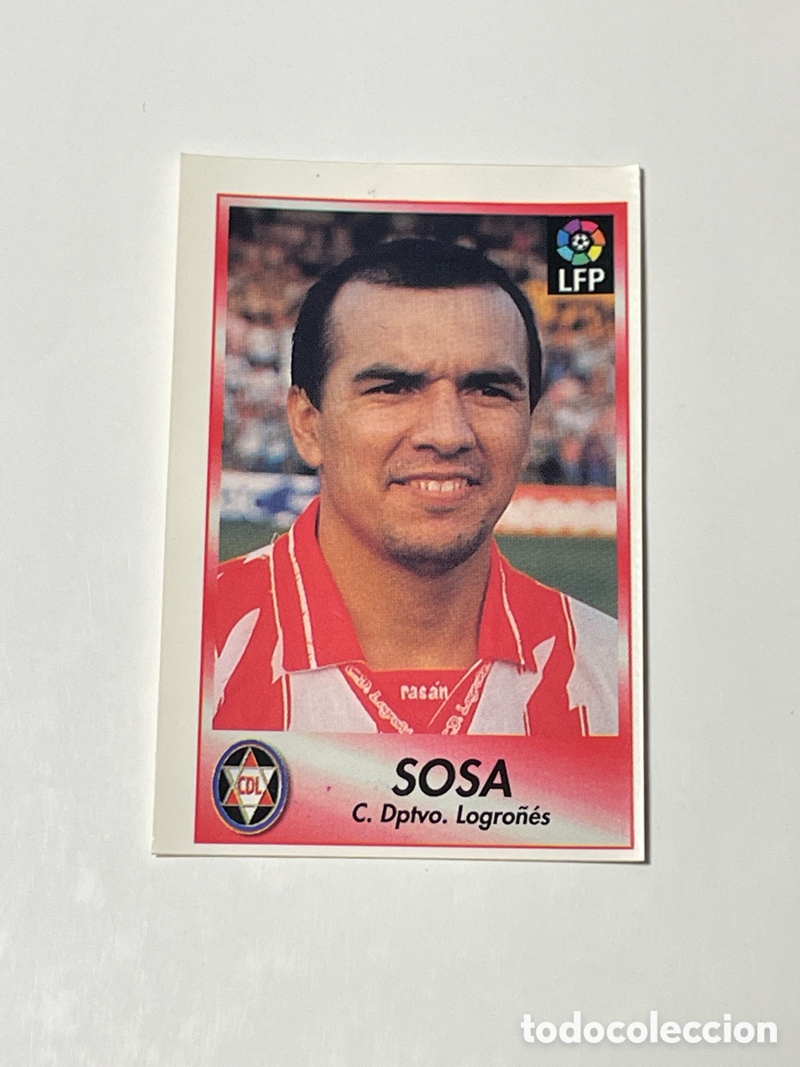 Cromos de f&uacute;tbol: Rub&eacute;n Sosa Logro&ntilde;&eacute;s 96/97 Bollycao #143