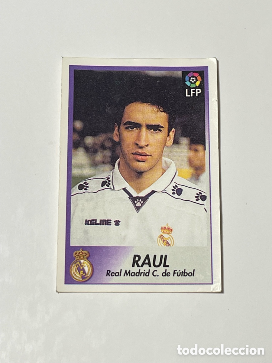 Cromos de f&uacute;tbol: Ra&uacute;l Real Madrid 96/97 Bollycao #167