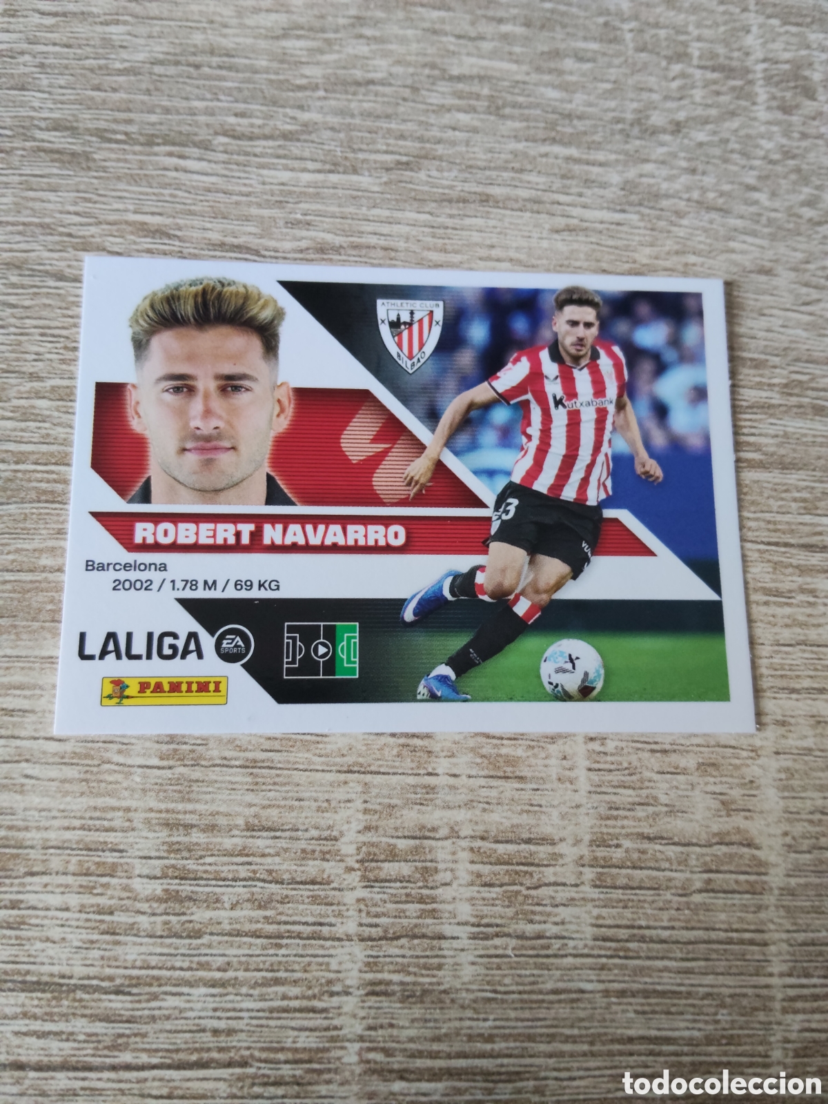 Cromos de f&uacute;tbol: Robert Navarro Athletic de Bilbao liga 2026 2027 26 27 ediciones este