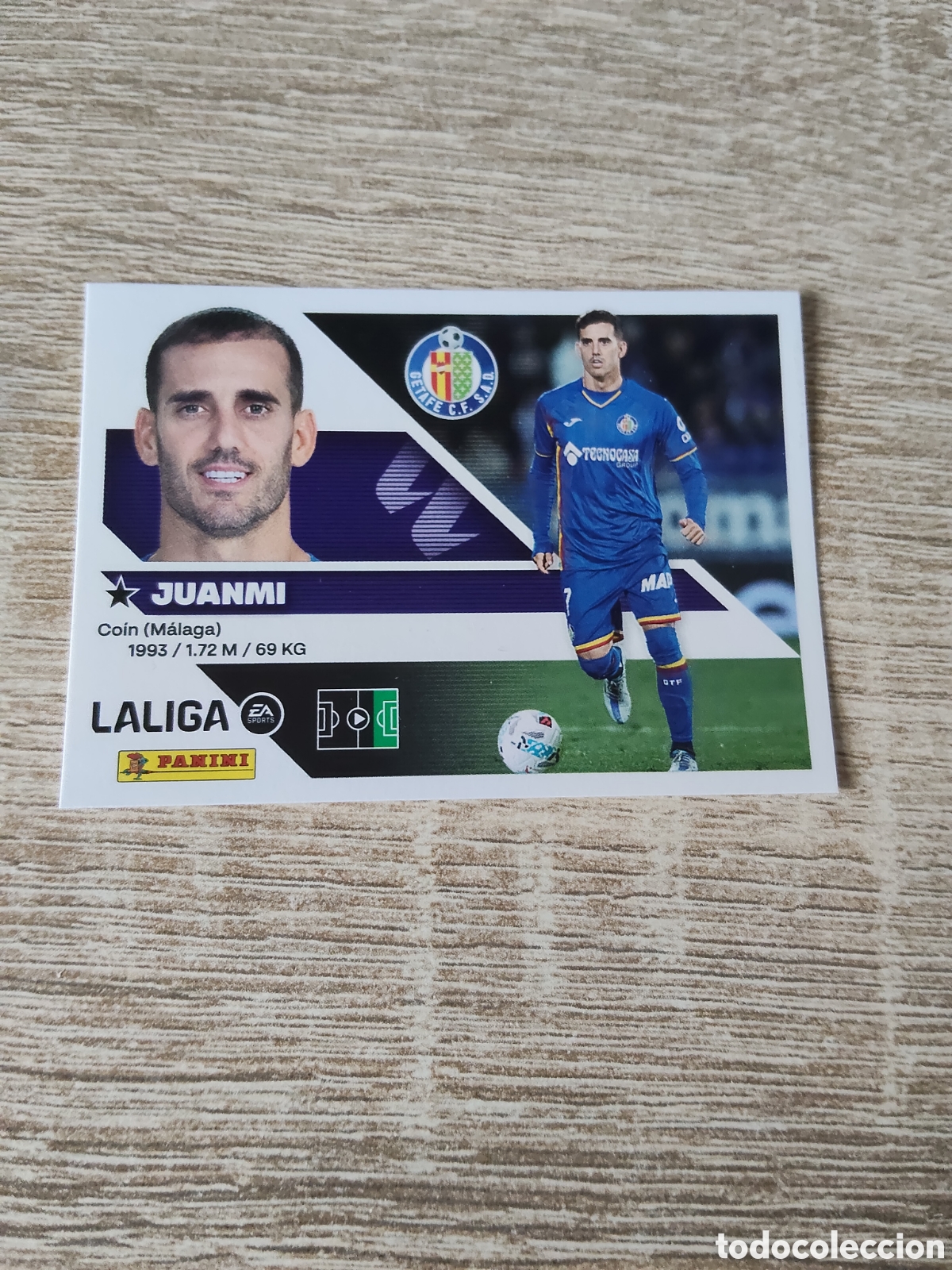 Cromos de f&uacute;tbol: Juanmi Getafe liga 2026 2027 26 27 ediciones este