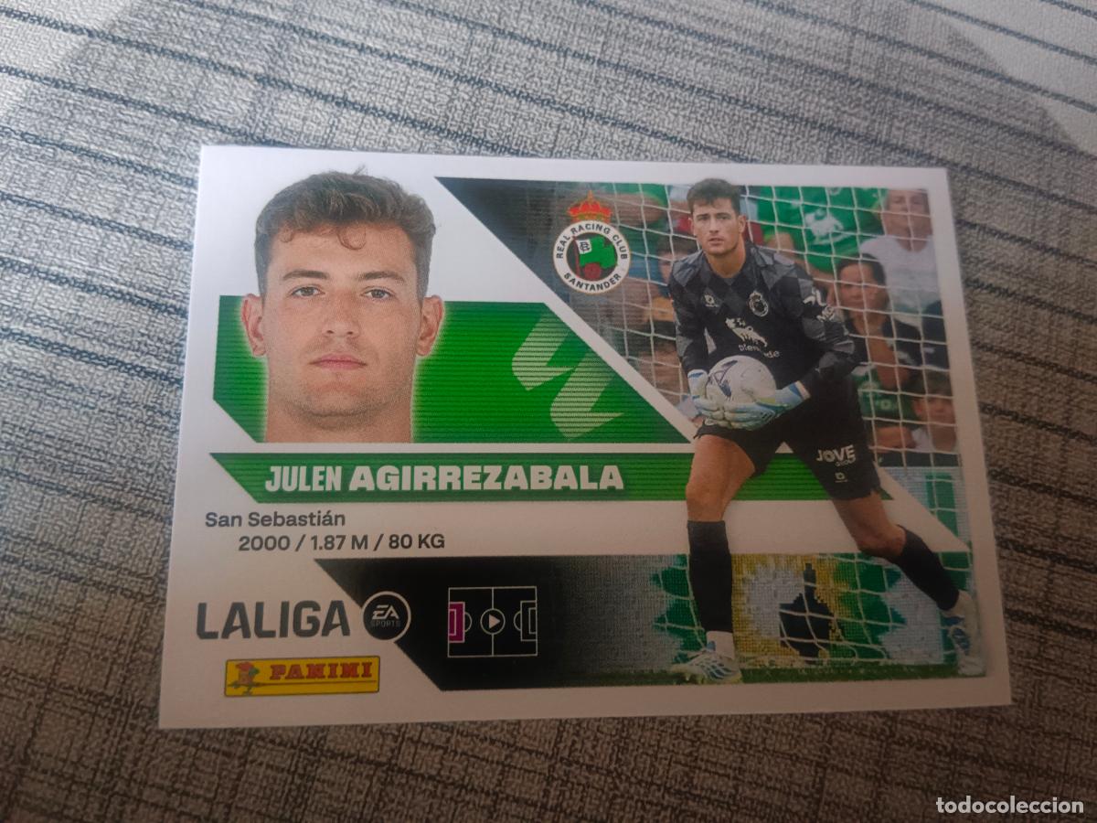 Cromos de f&uacute;tbol: TEMPORADA 2026 2027 26 27 3&ordf; TERCERA EDICION N&ordm;3 3 AGUIRREZABALA RACING DE SANTANDER NUEVO