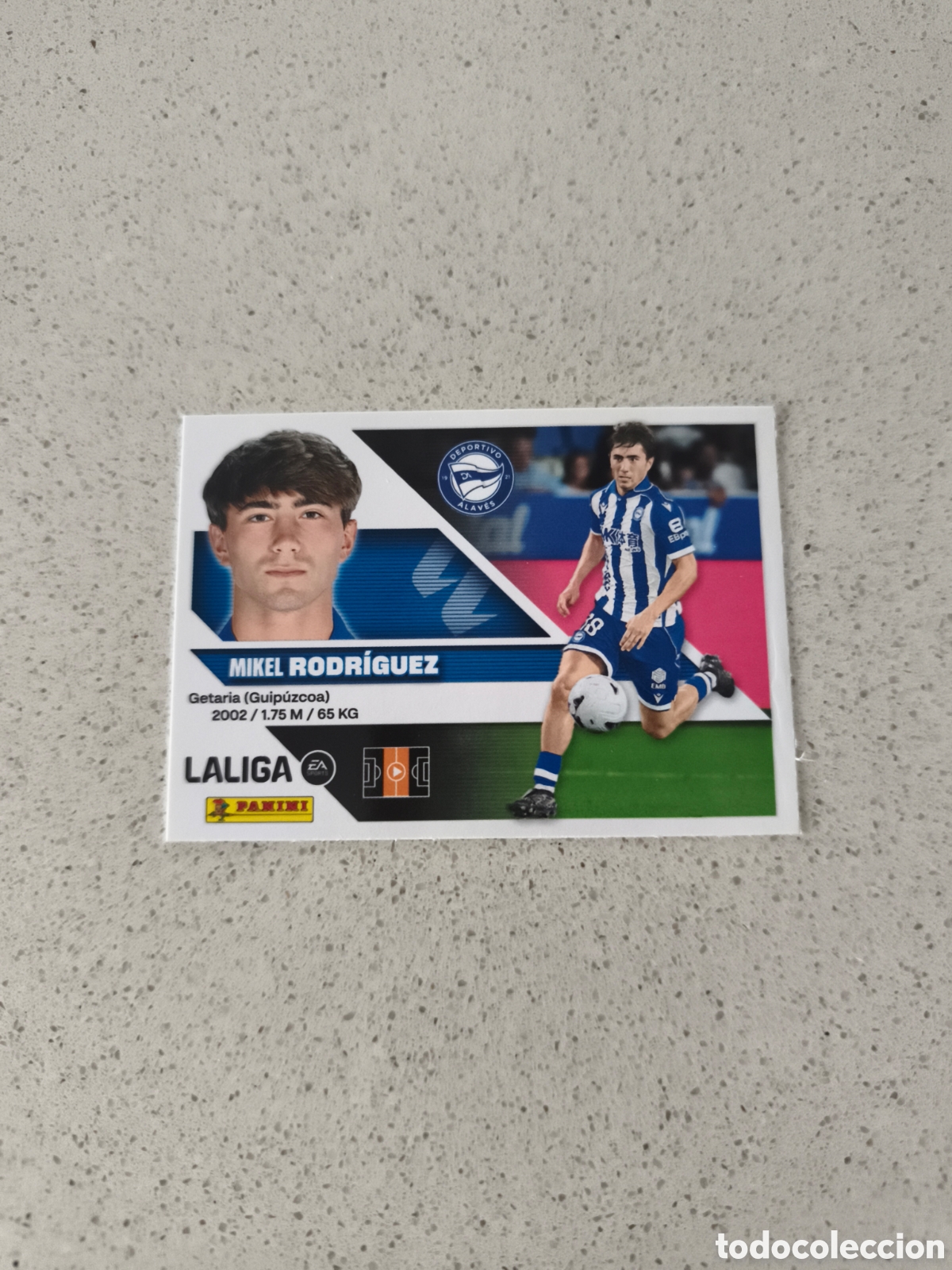 Football Stickers: CROMO N&Uacute;MERO 10 MIKEL RODR&Iacute;GUEZ ALAV&Eacute;S. LIGA ESTE 26/27. PANINI. TERCERA EDICI&Oacute;N.