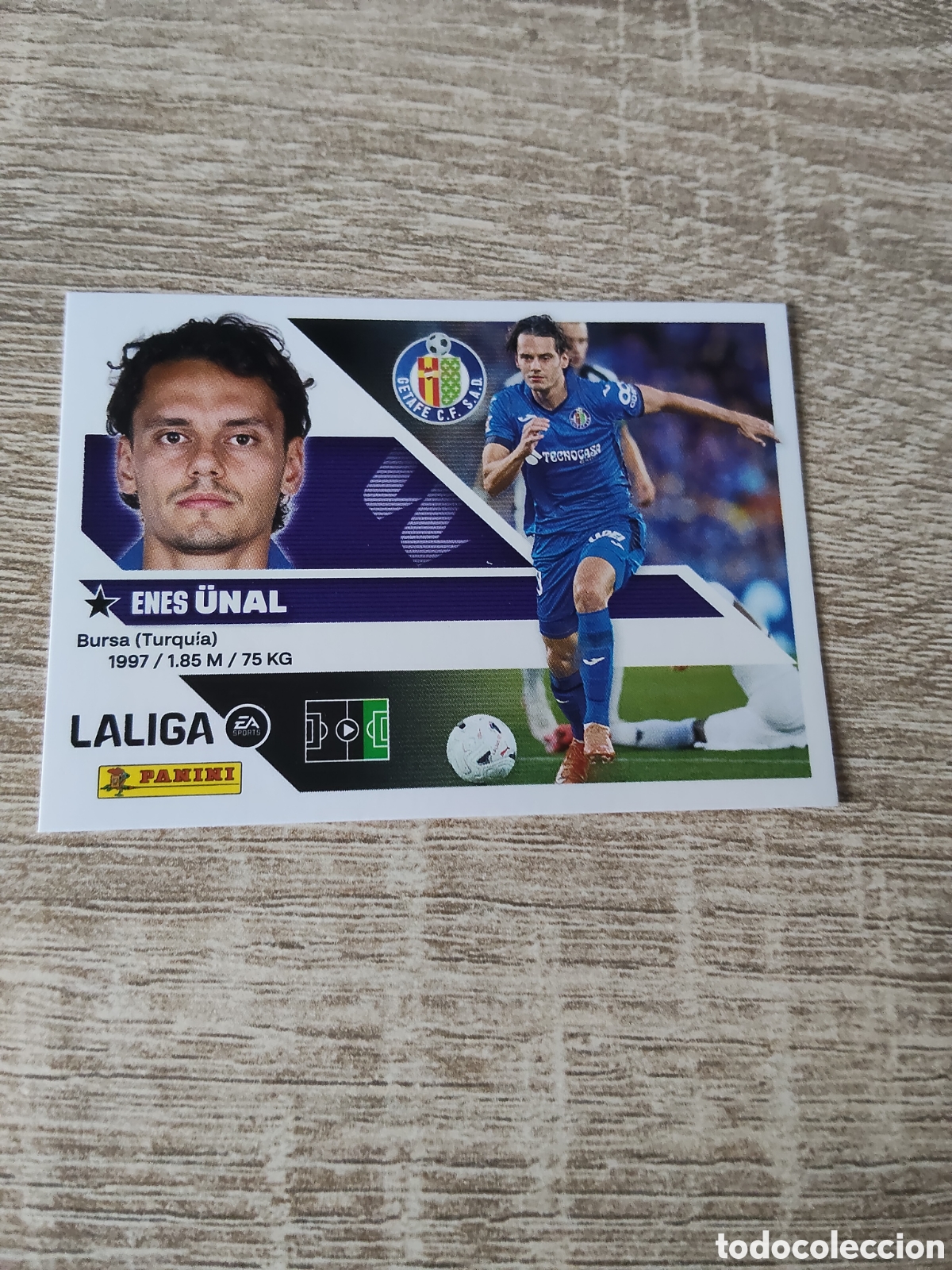 Fu&szlig;ball-Sticker: Unal coloca Getafe liga 2026 2027 26 27 ediciones este