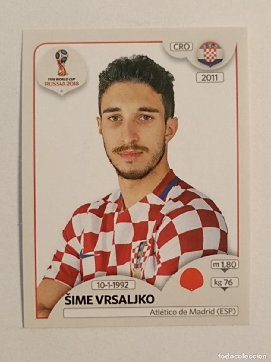 Fu&szlig;ball-Sticker: #303 VRSALJKO (CROACIA) MUNDIAL RUSIA 2018 PANINI VERSION ROSA