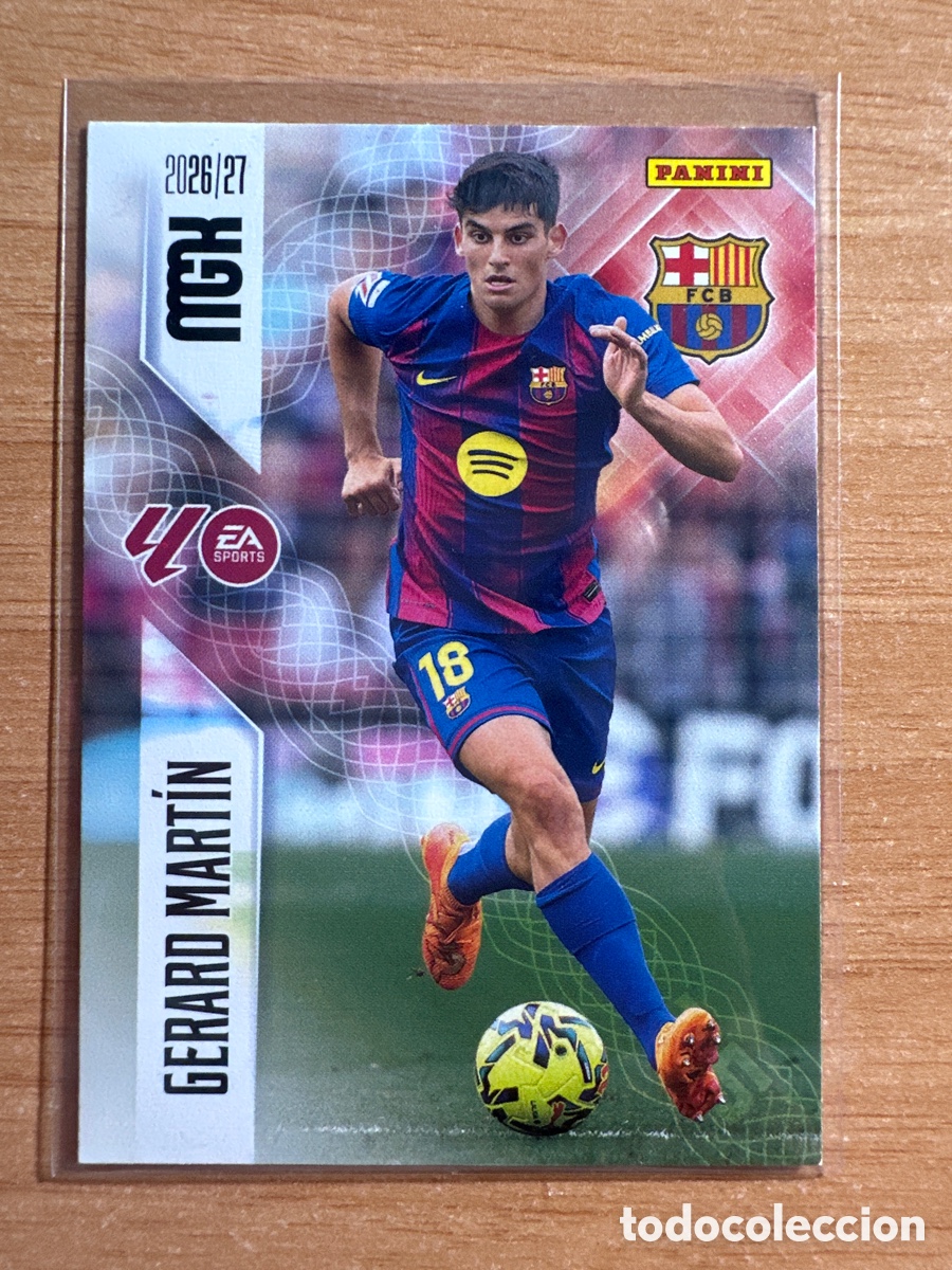 Fu&szlig;ball-Sticker: 77 GERARD MART&Iacute;N FC BARCELONA MEGACRACKS 2026 2027 (MGK 26 27)