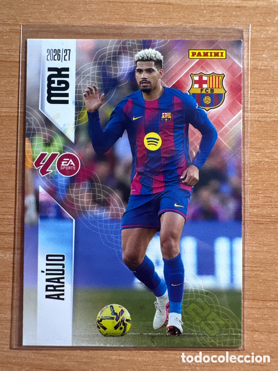 Cromos de f&uacute;tbol: 80 ARAUJO FC BARCELONA MEGACRACKS 2026 2027 (MGK 26 27)