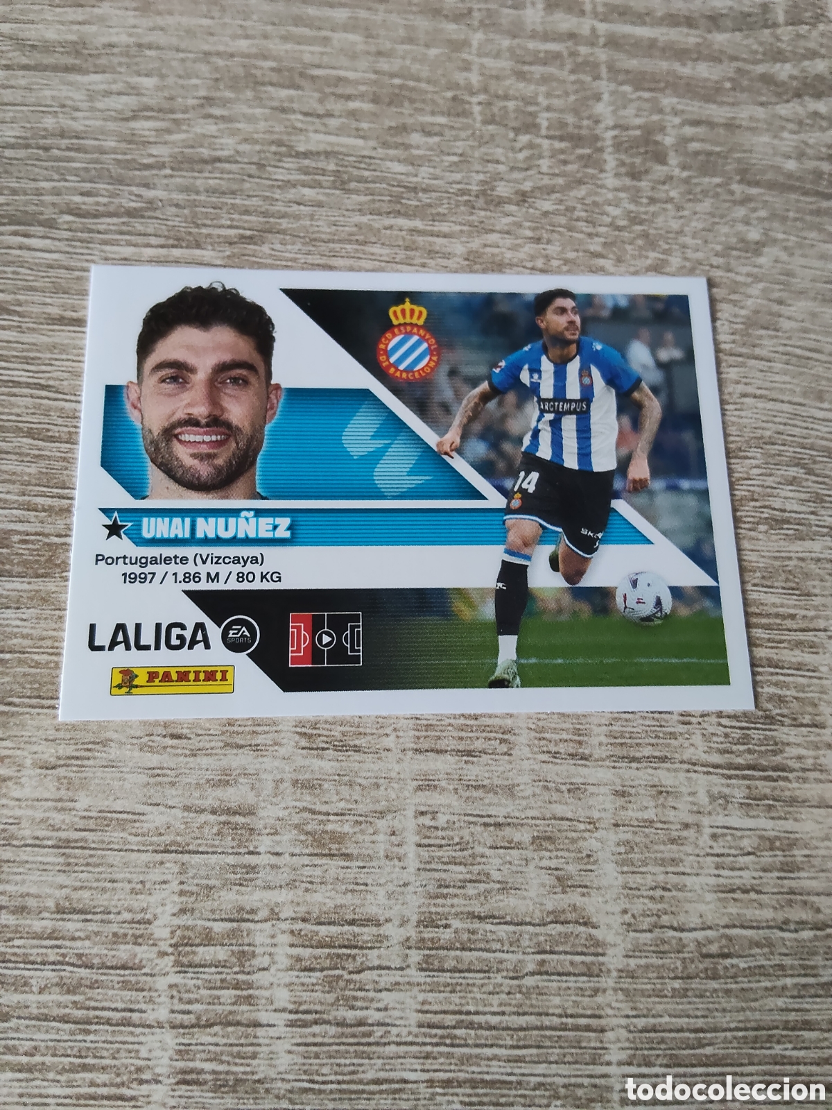 Cromos de f&uacute;tbol: N&uacute;&ntilde;ez fichaje 27 Espanyol liga 2026 2027 26 27 ediciones este