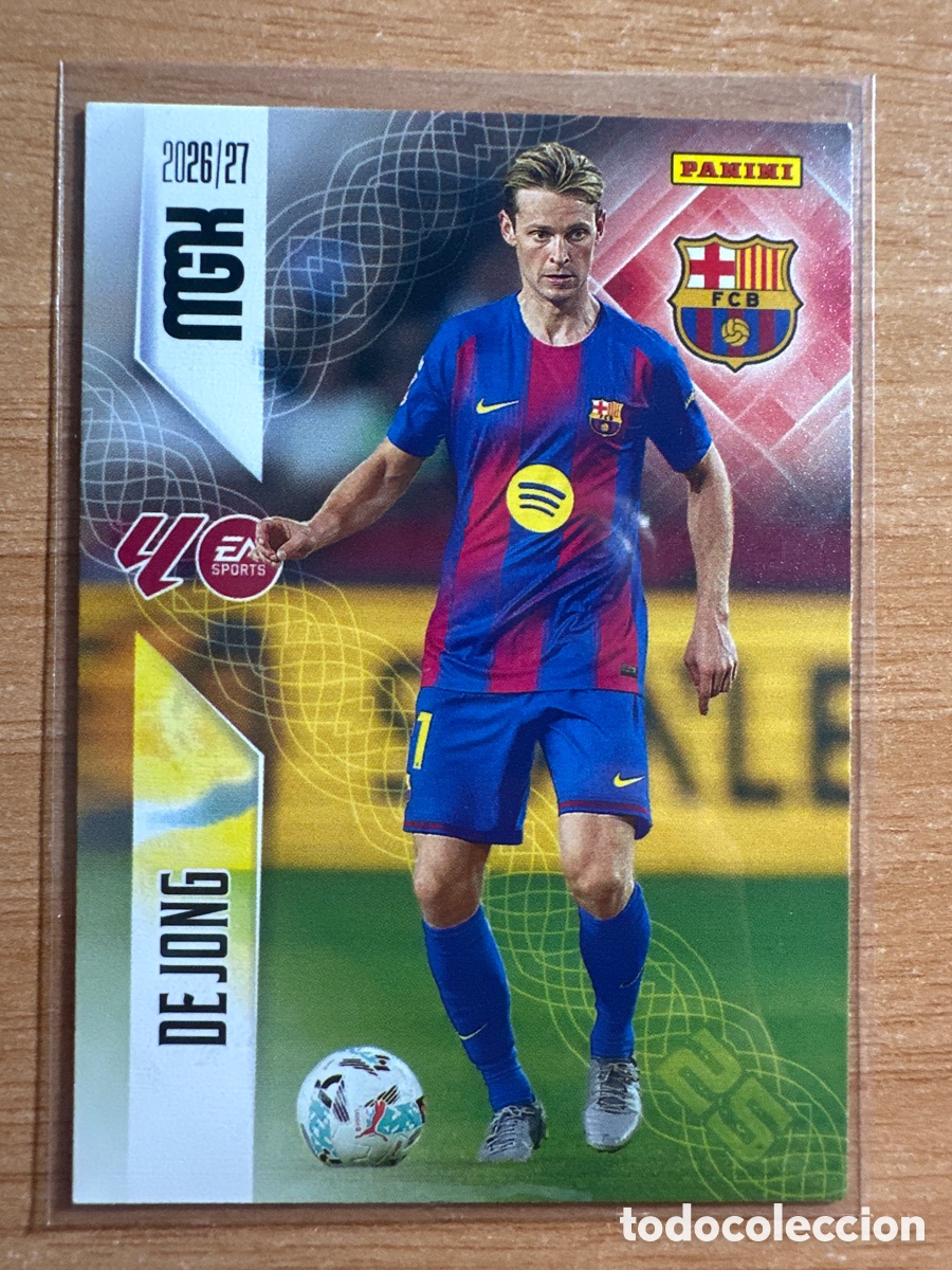 Cromos de f&uacute;tbol: 82 DE JONG FC BARCELONA MEGACRACKS 2026 2027 (MGK 26 27)