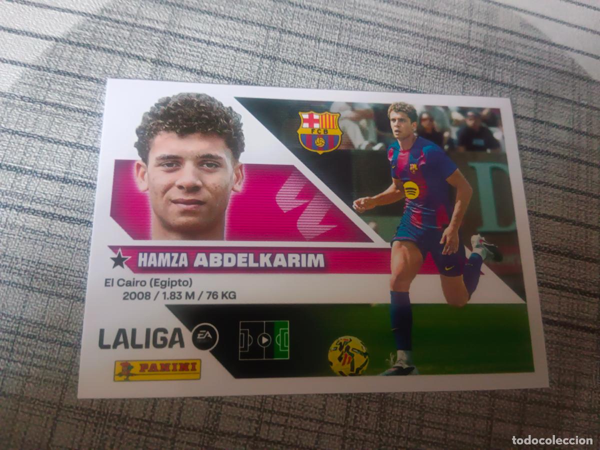Cromos de f&uacute;tbol: TEMPORADA 2026 2027 26 27 3&ordf; TERCERA EDICION COLOCA 18 BIS HAMZA ABDELKARIM BARCELONA NUEVO