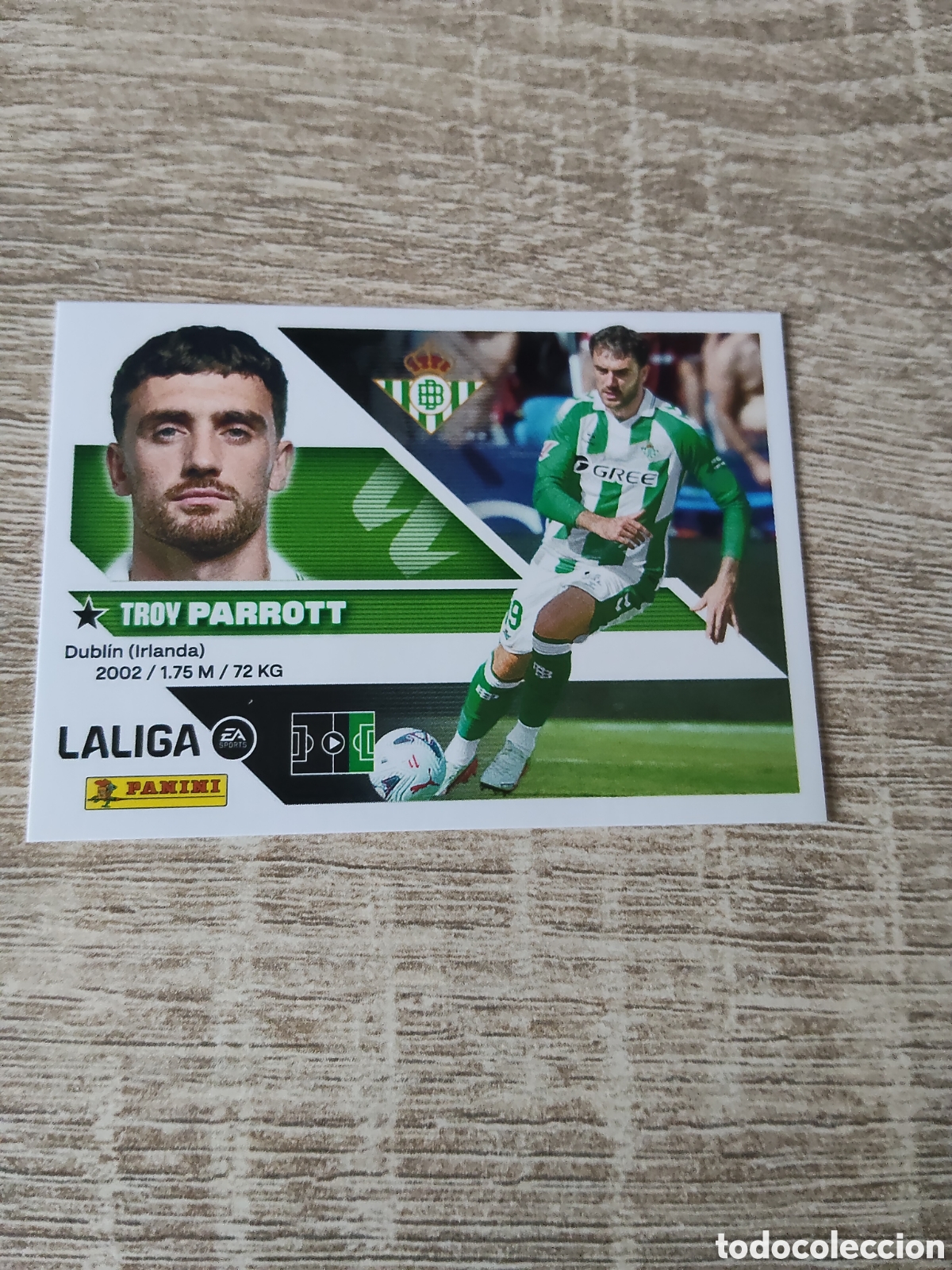 Cromos de f&uacute;tbol: Parrott fichaje 38 Real Betis liga 2026 2027 26 27 ediciones este