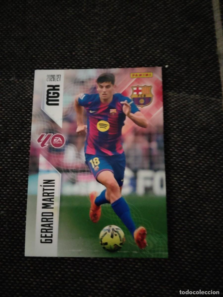 Cromos de f&uacute;tbol: 77 Gerard Mart&iacute;n FC Barcelona megacracks 2026-27