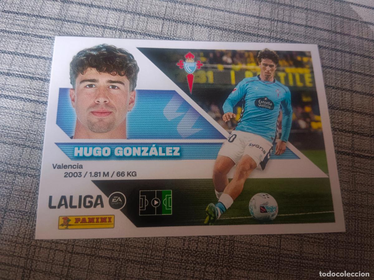 Cromos de f&uacute;tbol: TEMPORADA 2026 2027 26 27 3&ordf; TERCERA EDICION COLOCA 19 BIS HUGO GONZALEZ CELTA NUEVO