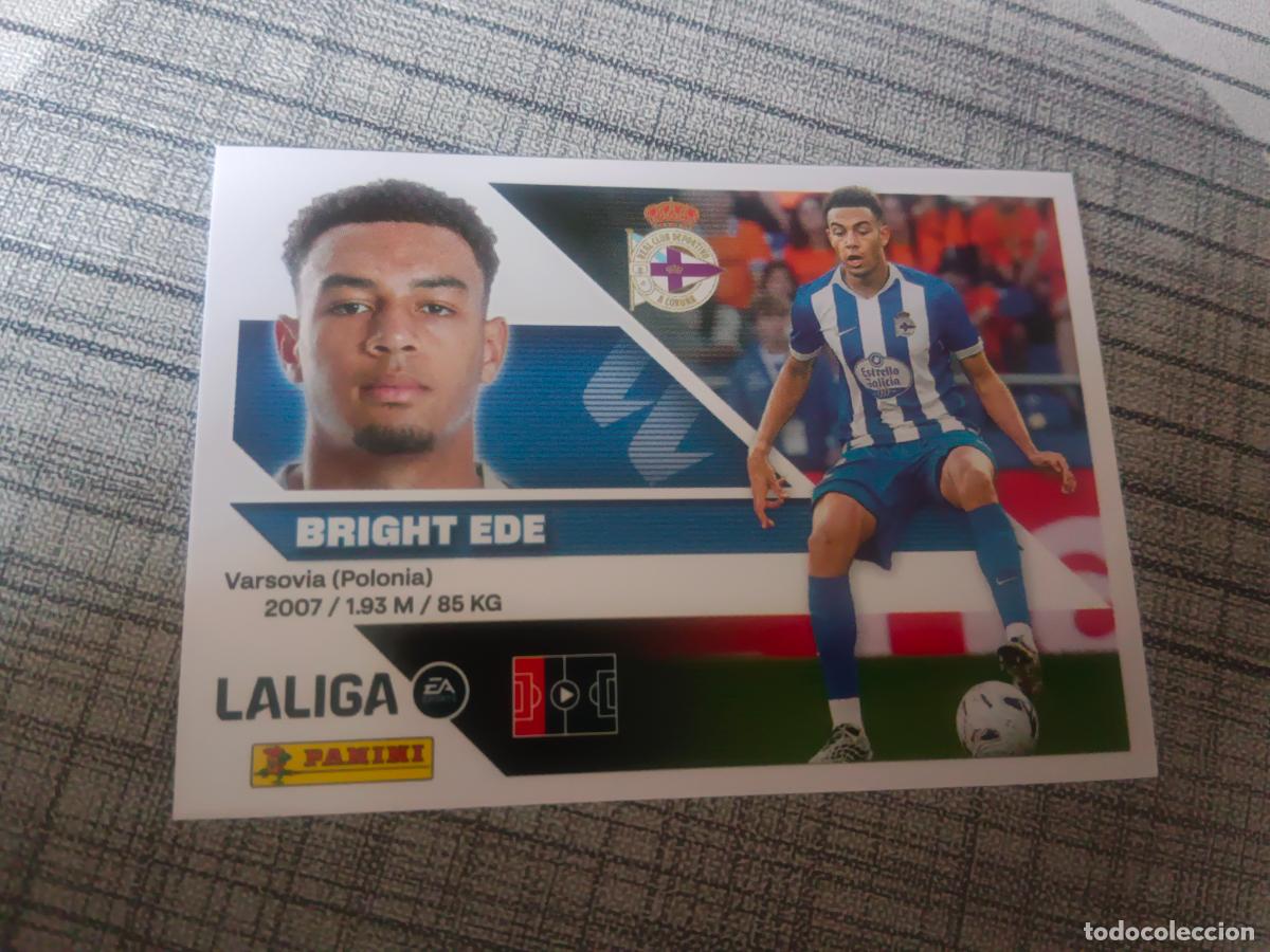 Cromos de f&uacute;tbol: TEMPORADA 2026 2027 26 27 3&ordf; TERCERA EDICION COLOCA 8 BIS BRIGHT EDE DEPORTIVO DE LA CORU&Ntilde;A NUEVO