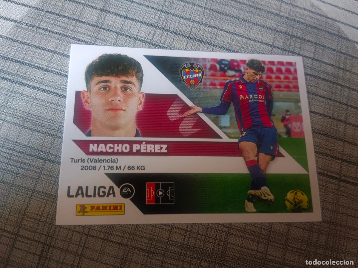 Cromos de f&uacute;tbol: TEMPORADA 2026 2027 26 27 3&ordf; TERCERA EDICION COLOCA 6 BIS NACHO PEREZ LEVANTE NUEVO