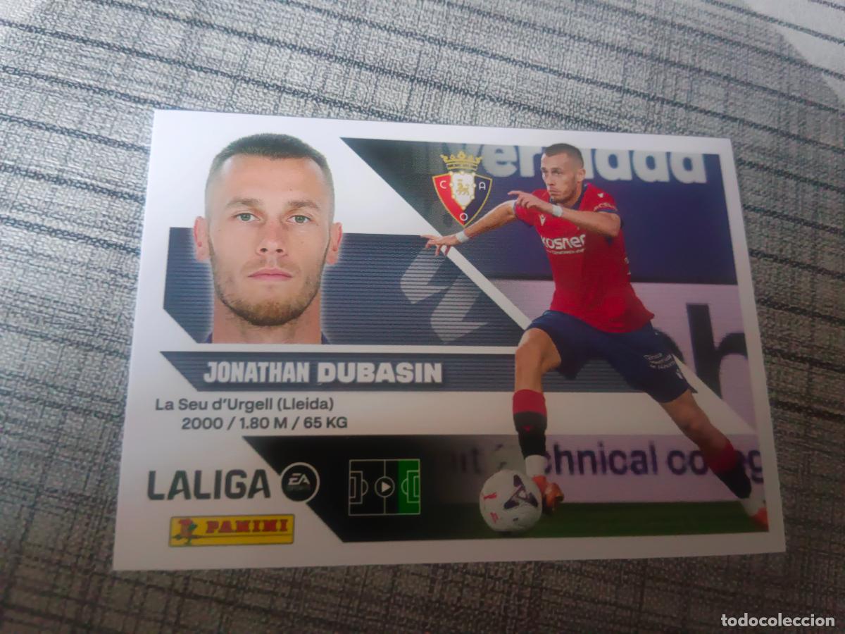 Cromos de f&uacute;tbol: TEMPORADA 2026 2027 26 27 3&ordf; TERCERA EDICION COLOCA 16 BIS JONATHAN DUBASIN OSASUNA NUEVO
