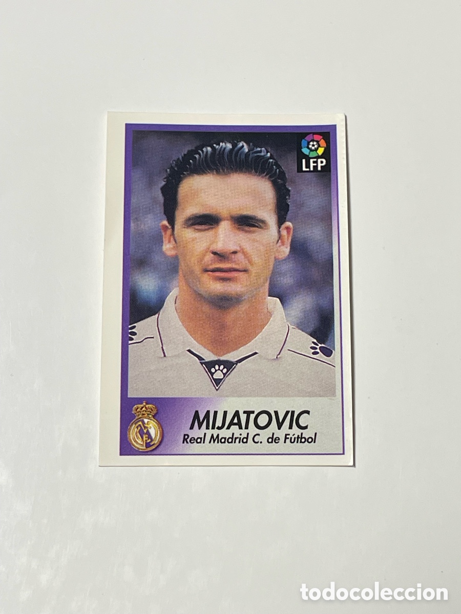 Cromos de f&uacute;tbol: Pedja Mijatovic Real Madrid 96/97 Bollycao #168