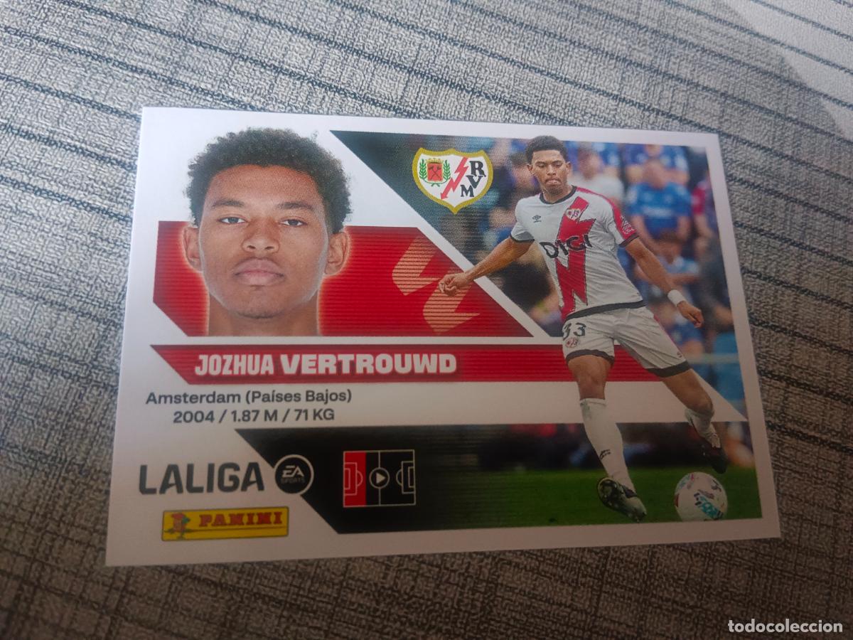 Cromos de f&uacute;tbol: TEMPORADA 2026 2027 26 27 3&ordf; TERCERA EDICION COLOCA 7 BIS VERTROUWD RAYO VALLECANO NUEVO