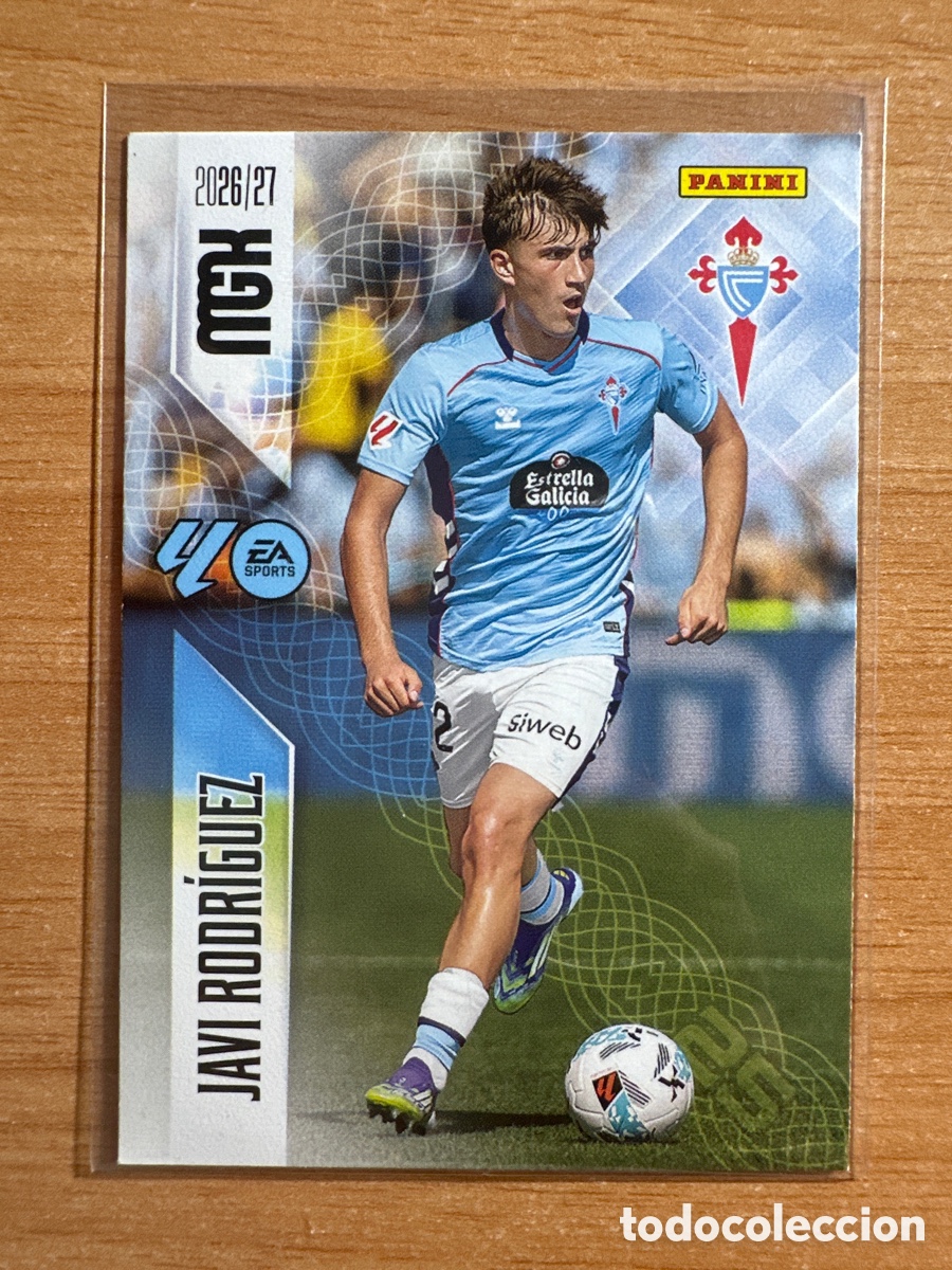 Cromos de f&uacute;tbol: 114 JAVI RODR&Iacute;GUEZ CELTA DE VIGO MEGACRACKS 2026 2027 (MGK 26 27)