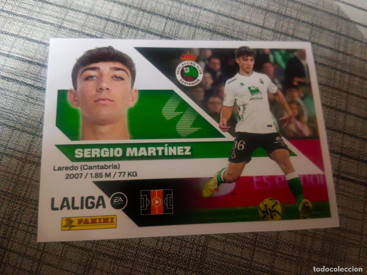 Cromos de f&uacute;tbol: TEMPORADA 2026 2027 26 27 3&ordf; TERCERA EDICION COLOCA 13 BIS SERGIO MARTINEZ RACING DE SANTANDER NUEVO