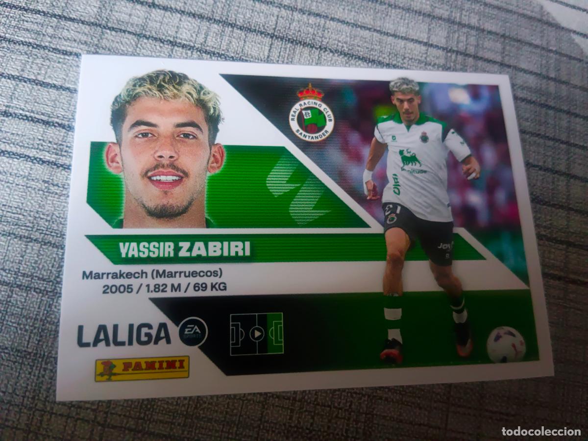 Cromos de f&uacute;tbol: TEMPORADA 2026 2027 26 27 3&ordf; TERCERA EDICION COLOCA 15 BIS ZABIRI RACING DE SANTANDER NUEVO