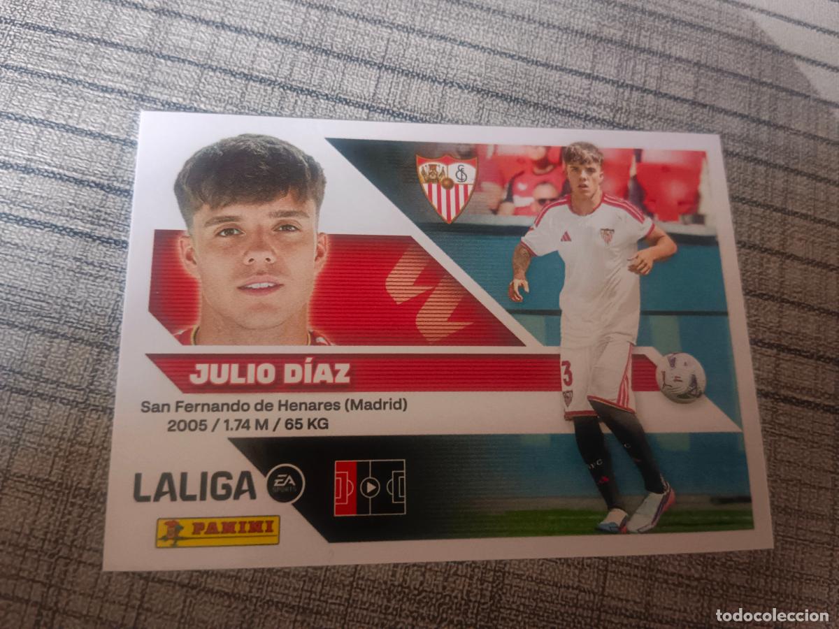 Cromos de f&uacute;tbol: TEMPORADA 2026 2027 26 27 3&ordf; TERCERA EDICION COLOCA 8 BIS JULIO DIAZ SEVILLA NUEVO