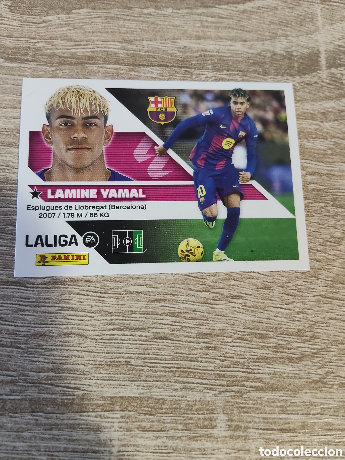 Cromos de f&uacute;tbol: Lamine Yamal Barcelona liga 2026 2027 26 27 ediciones este