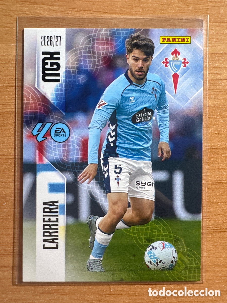 Cromos de f&uacute;tbol: 117 CARREIRA CELTA DE VIGO MEGACRACKS 2026 2027 (MGK 26 27)