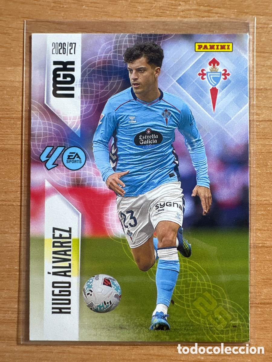 Cromos de f&uacute;tbol: 120 HUGO &Aacute;LVAREZ CELTA DE VIGO MEGACRACKS 2026 2027 (MGK 26 27)