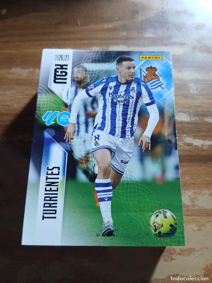 Cromos de f&uacute;tbol: CARD MEGACRACKS TEMPORADA 26/27: TURRIENTES (REAL SOCIEDAD), N&deg; 316