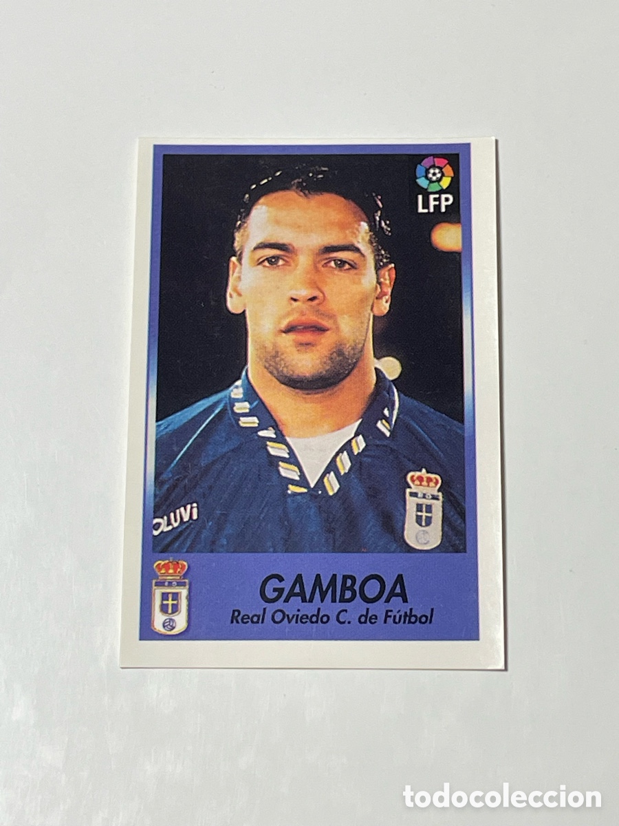Cromos de f&uacute;tbol: Fernando Gamboa Oviedo 96-97 Bollycao #172