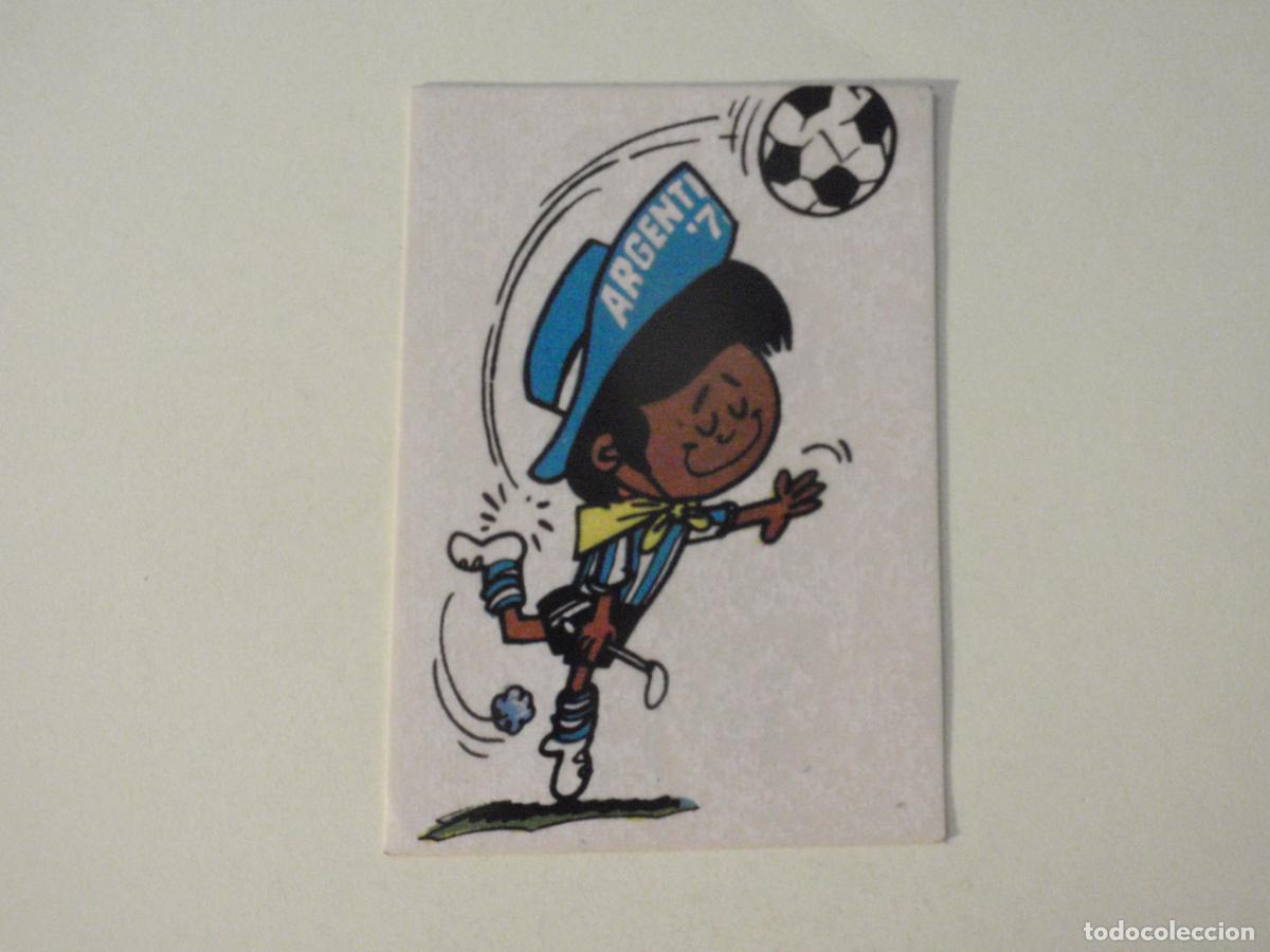 Cromos de f&uacute;tbol: Cromo n&ordm; 347 Mascota ARGENTINA 78. Mundial Argentina 1978 Ruiz Romero. Adhesivo, nunca pegado 78