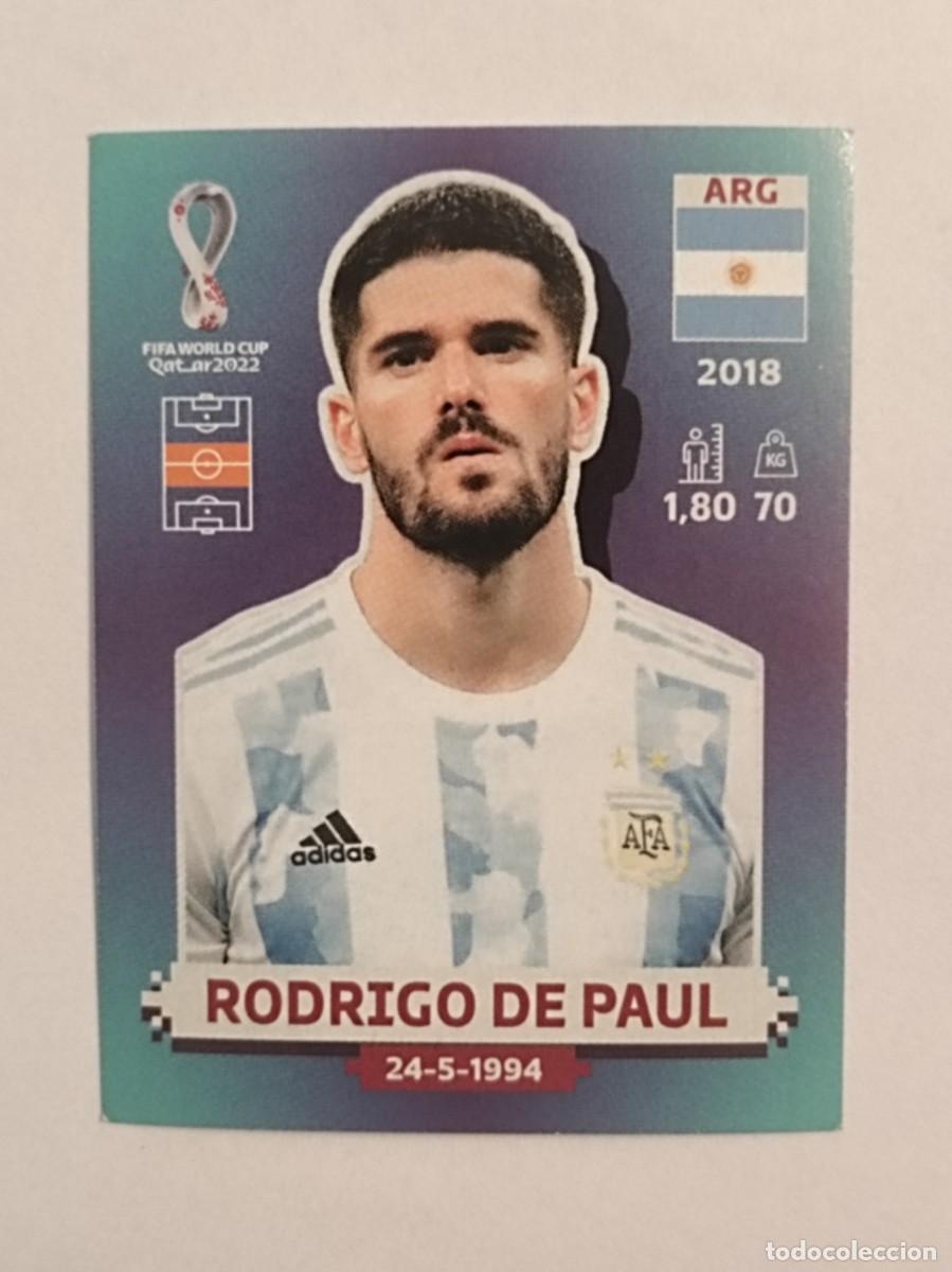 Cartes &agrave; collectionner de Football: #ARG 10 RODRIGO DE PAUL (ARGENTINA) MUNDIAL QATAR 2022 PANINI