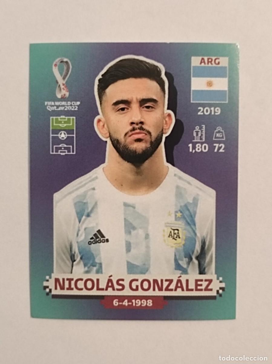 Cartes &agrave; collectionner de Football: #ARG 18 NICOLAS GONZALEZ (ARGENTINA) MUNDIAL QATAR 2022 PANINI