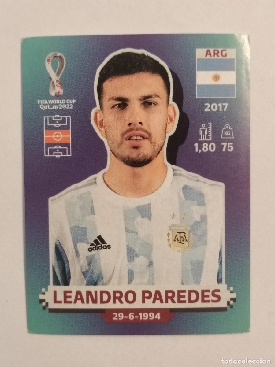 Cartes &agrave; collectionner de Football: #ARG 13 LEANDRO PAREDES (ARGENTINA) MUNDIAL QATAR 2022 PANINI
