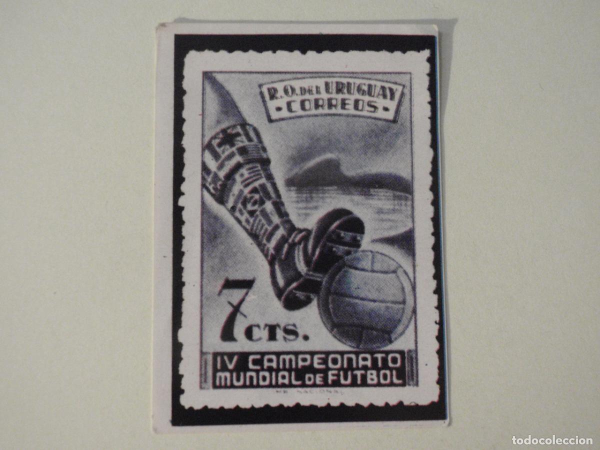 Fu&szlig;ball-Sticker: Cromo n&ordm; 364 Sello Uruguay 1950. Mundial Argentina 1978 Ruiz Romero. Nunca pegado 78