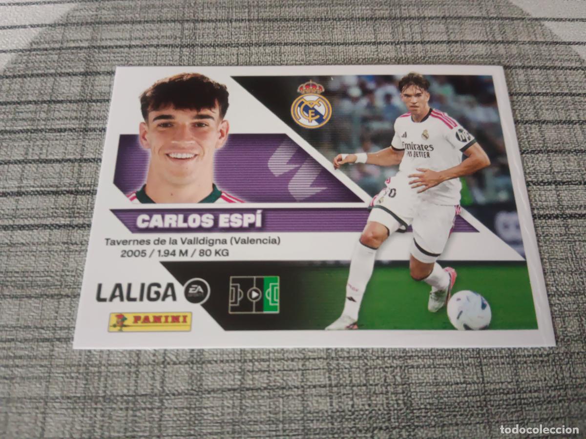 Fu&szlig;ball-Sticker: TEMPORADA 2026 2027 26 27 2&ordf; SEGUNDA EDICION COLOCA 17 BIS CARLOS ESPI REAL MADRID NUEVO